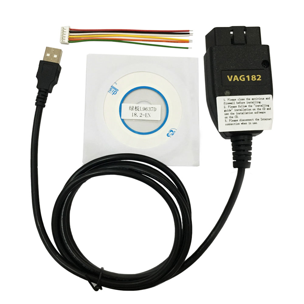 VAG COM 18.2 crack cable with vcds 18.2 English (German French)