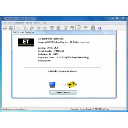 <strong>2019C Cat Caterpillar ET 3 Cat ET Software Caterpillar Electronic Technician With KeyGen Active And Video</strong>
