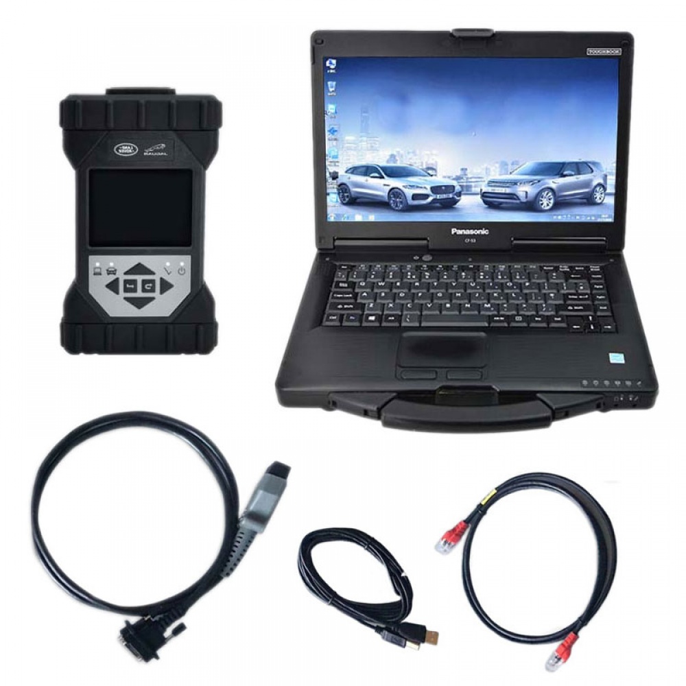 <font color=#000000>JLR DoiP VCI SDD Pathfinder Interface plus Panasonic CF53 Laptop for Jaguar Land Rover from 2005 to 2023</font>