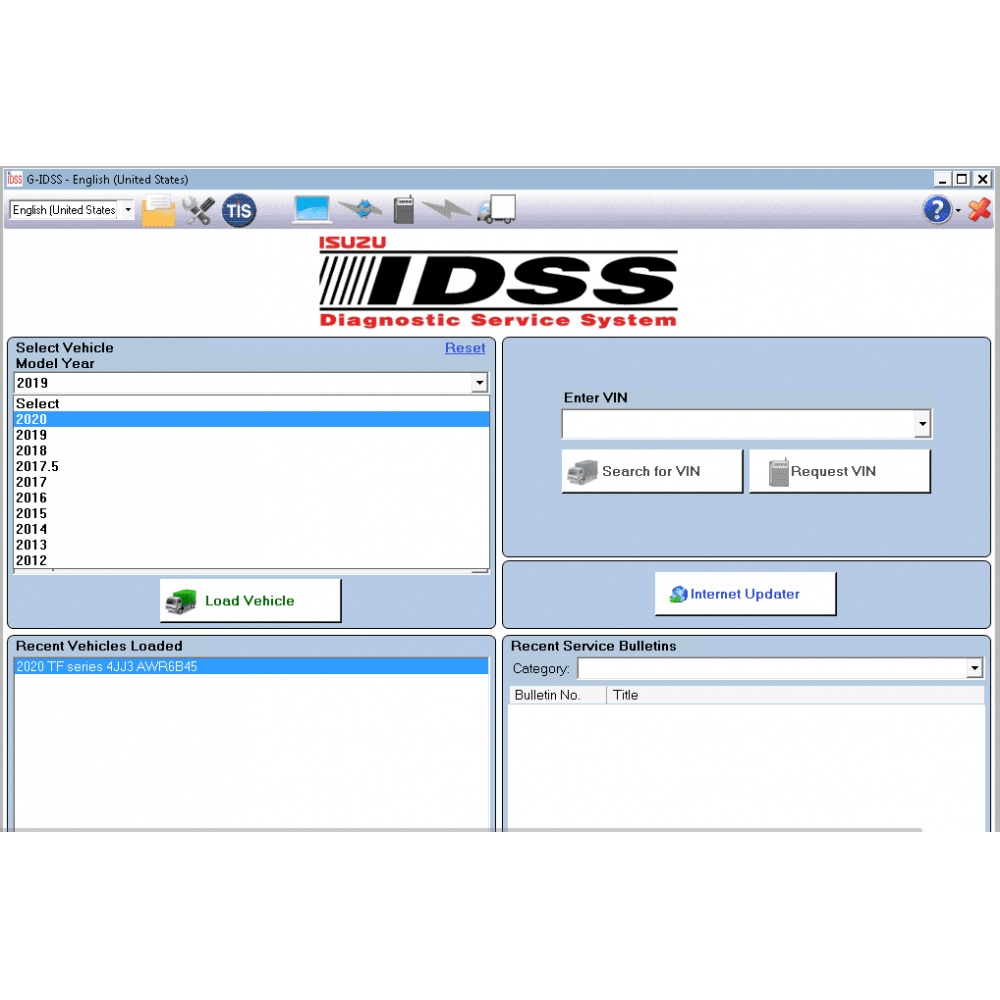 2023.06 Newest Isuzu G-IDSS E-IDSS US-IDSS Export Diagnostic software