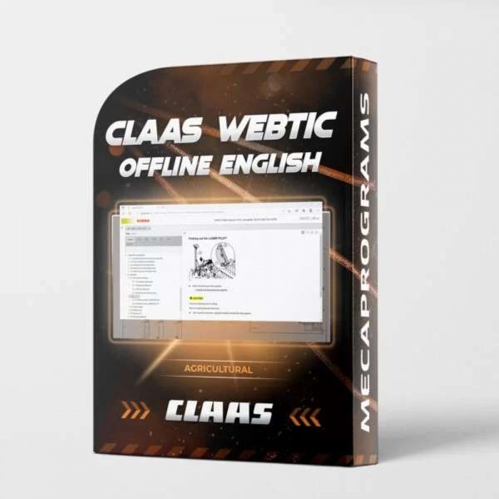 CLAAS WEBTIC OFFLINE ENGLISH 2024.07 contains repair and service information