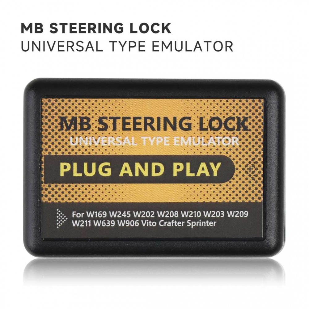 Universal Steering Lock Emulator for Mercedes-Benz W169 W245 W202 W208 W210 W203 W209 W211 W639 W906 Plug and Play