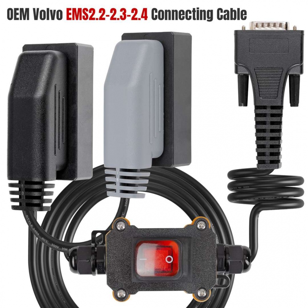 Volvo EMS2.2-2.3-2.4 Connecting Cable Work with KT200 and FoxFlash Support Volvo Before Year 2021