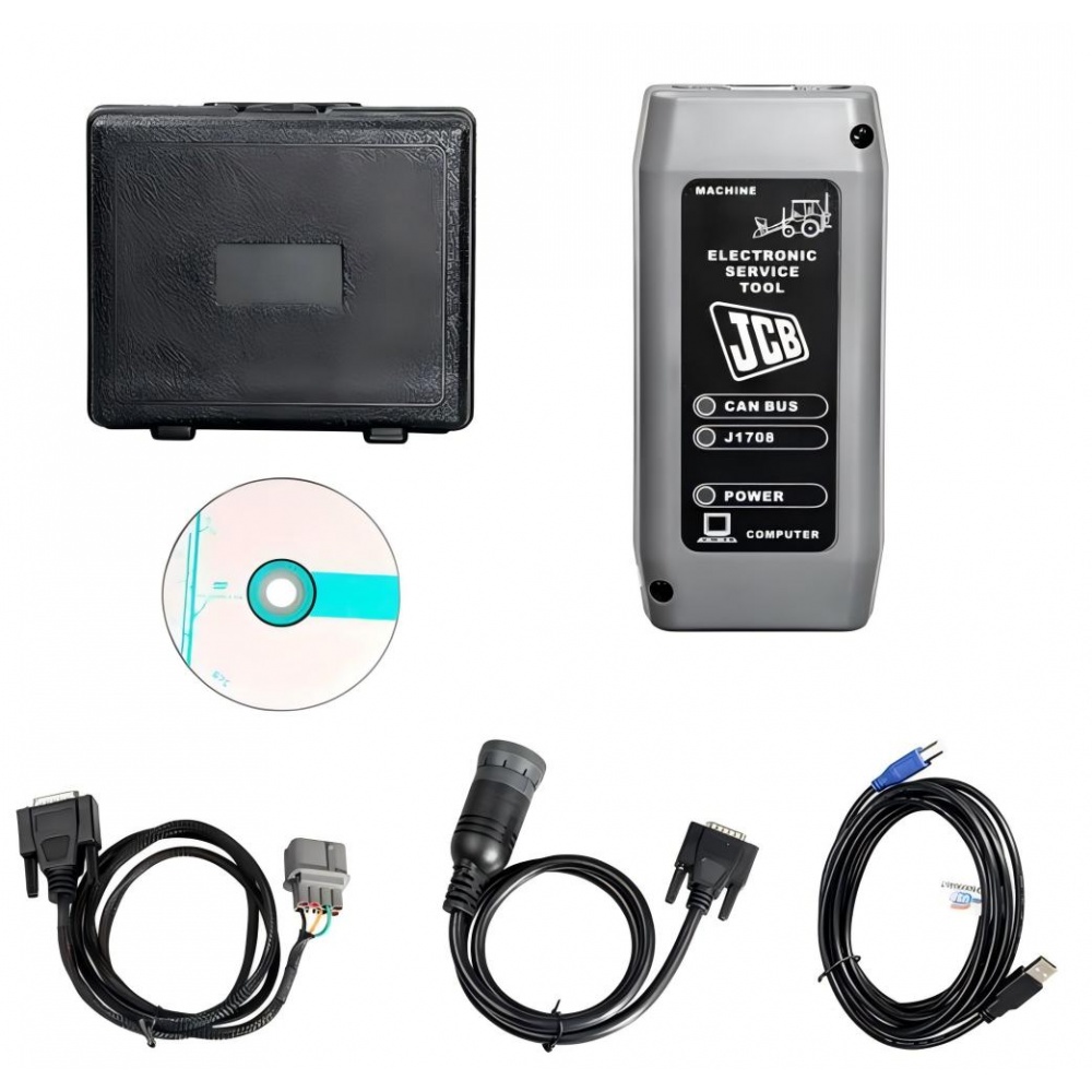 JCB Electronic Service Tool with JCB Service Master 4 V1.73.3 or V24.10 Heavy Duty Truck Diagnostic Scanner