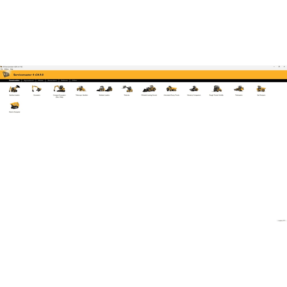 Newest JCB ServiceMaster 4 V24.09 Diagnostic Software 2024.09