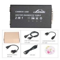 Linde Canbox and Doctor Diagnostic Cable USB ScanTool 2 in 1 V2016 Truck Scanner